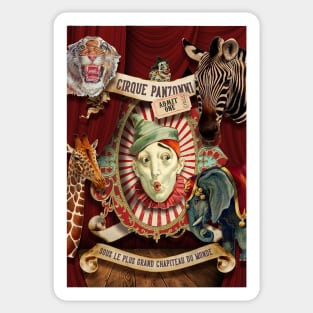 Vintage circus Sticker